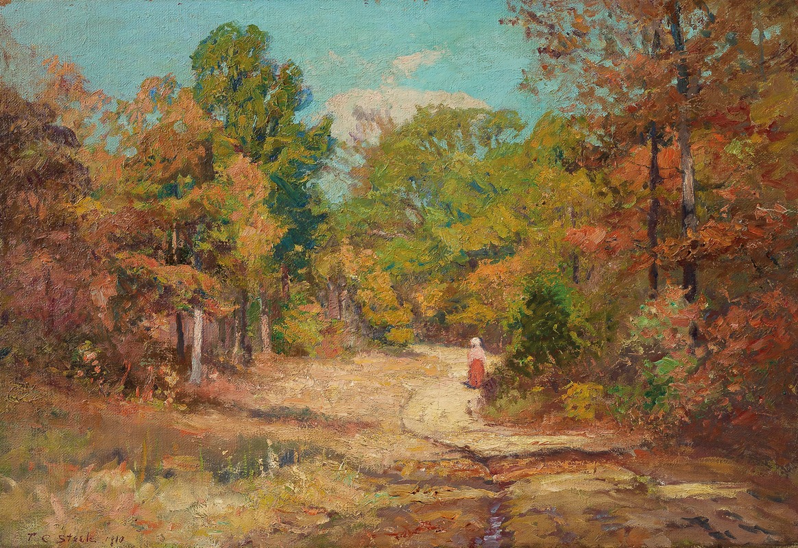 Theodore Clement Steele - On the Road to Belmont