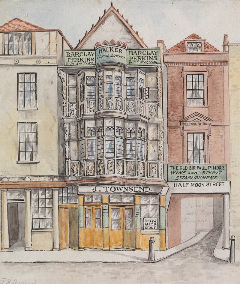 Thomas Hosmer Shepherd - Sir Paul Pindar’s House, Bishopsgate Street