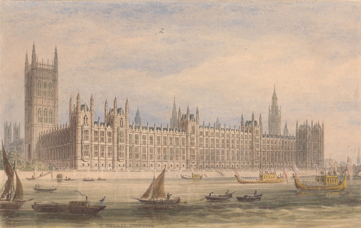 Thomas Hosmer Shepherd - The Houses of Parliament