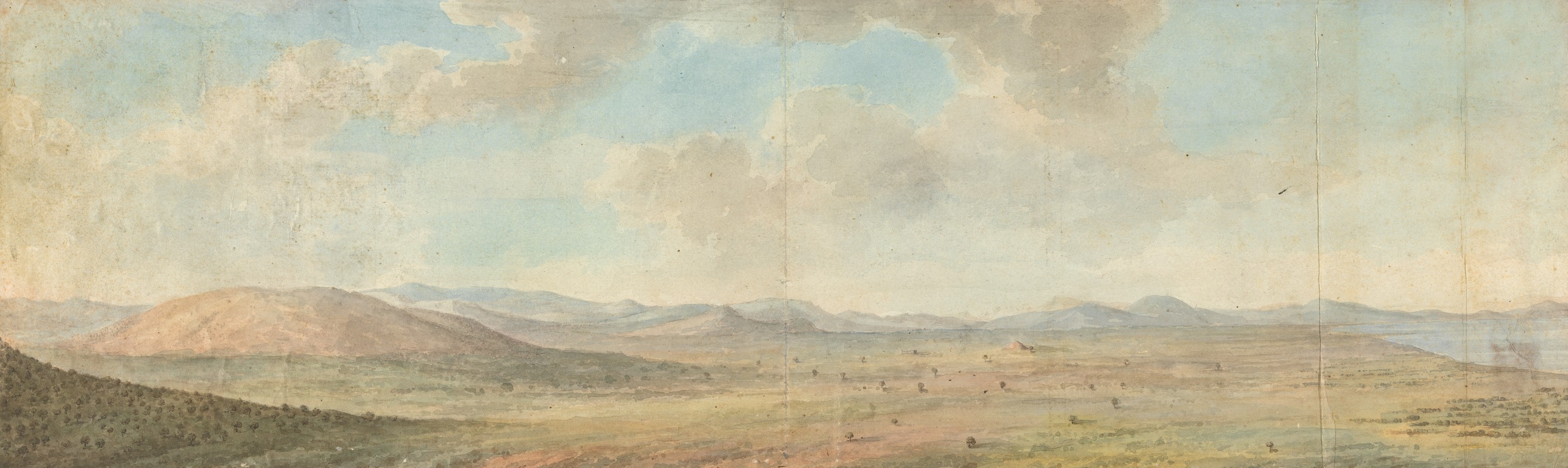 Willey Reveley - Landscape With Hills in Distance