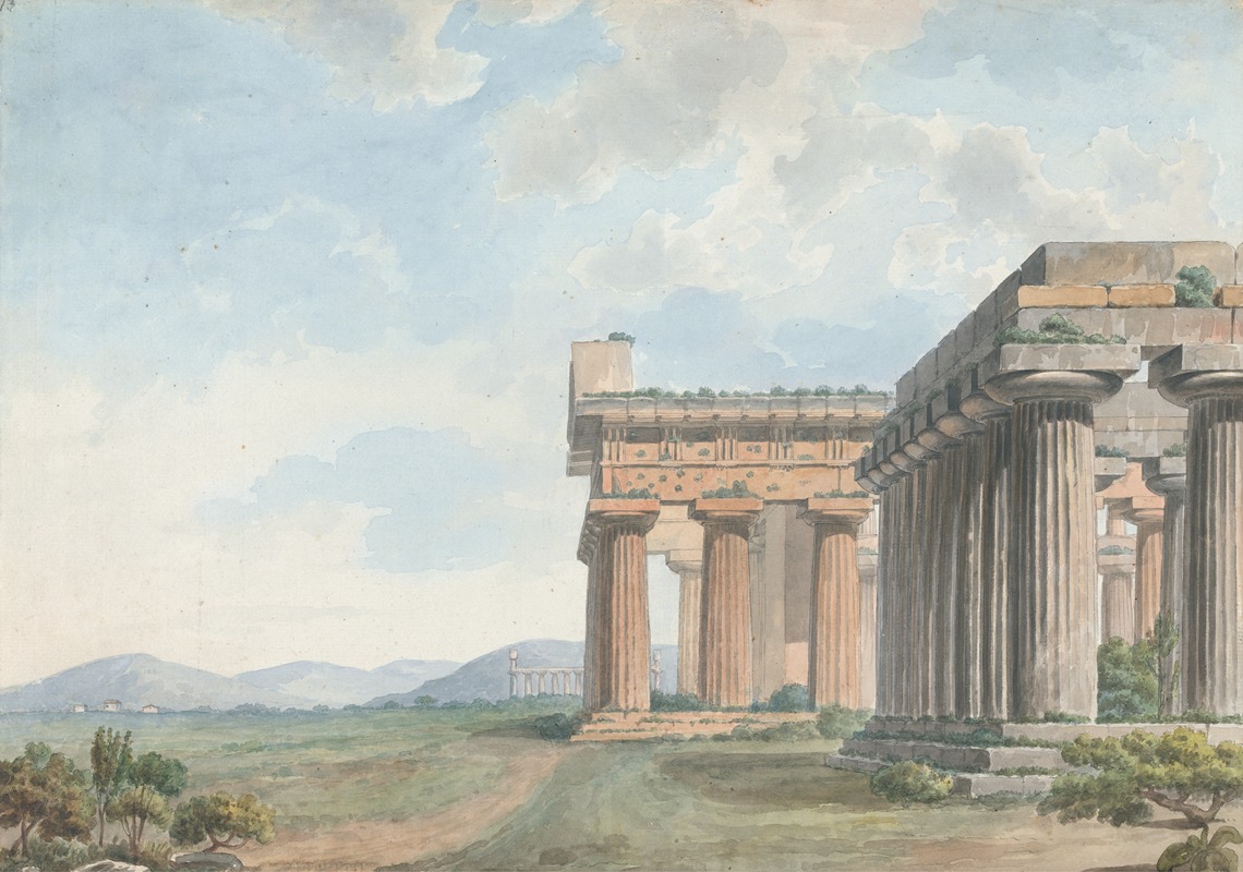 Willey Reveley - Temple Ruins at Paestum