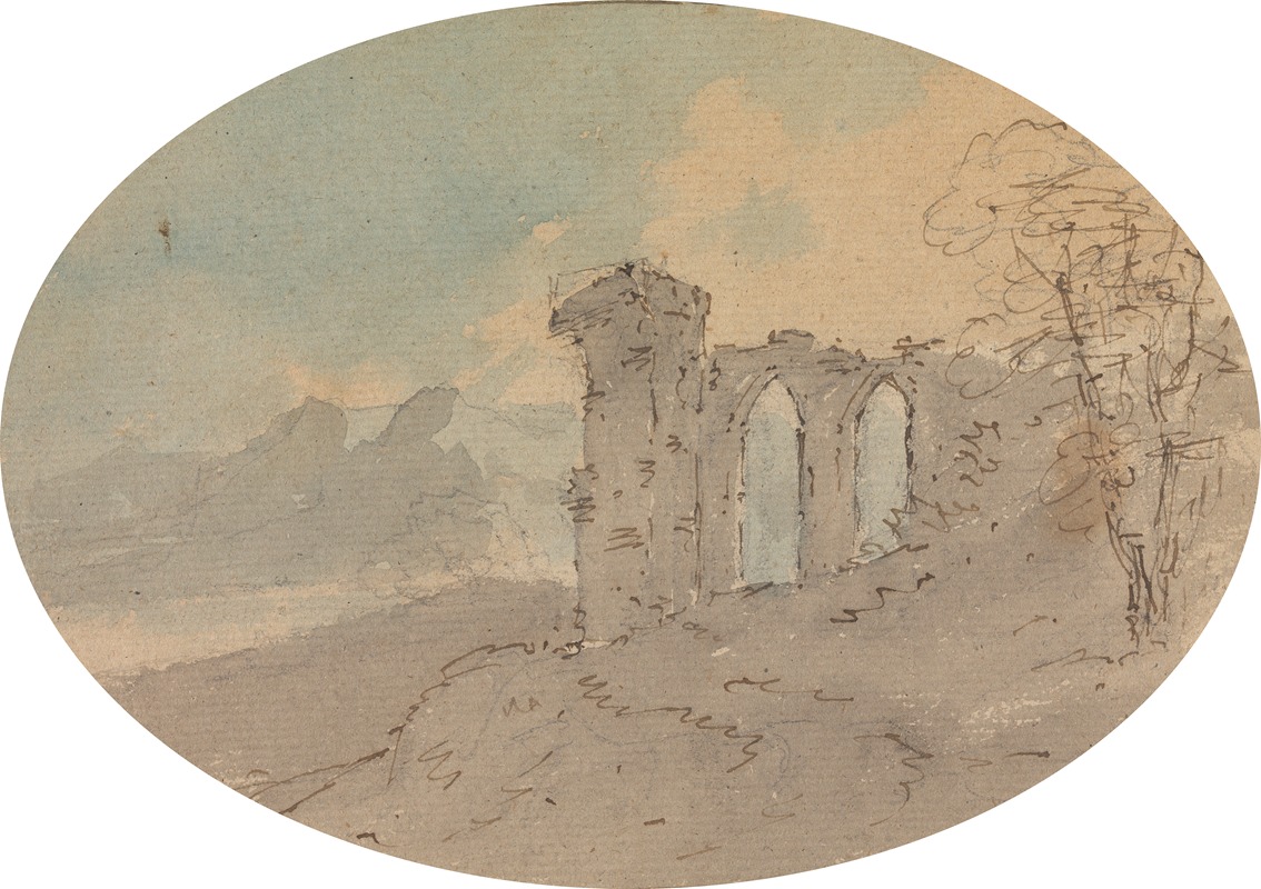 William Gilpin - View of Castle Ruin
