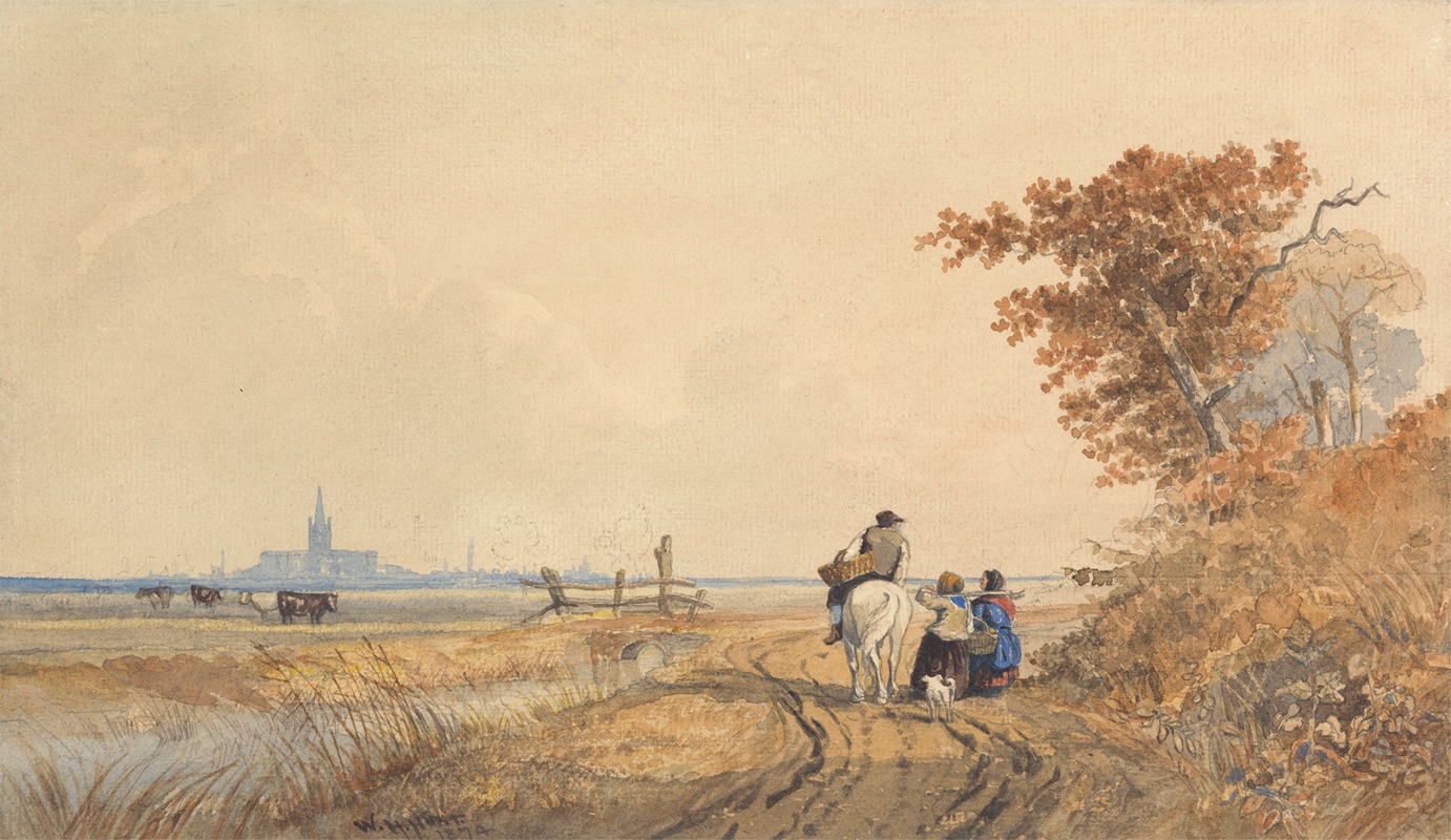 William Howes Hunt - View of Yarmouth