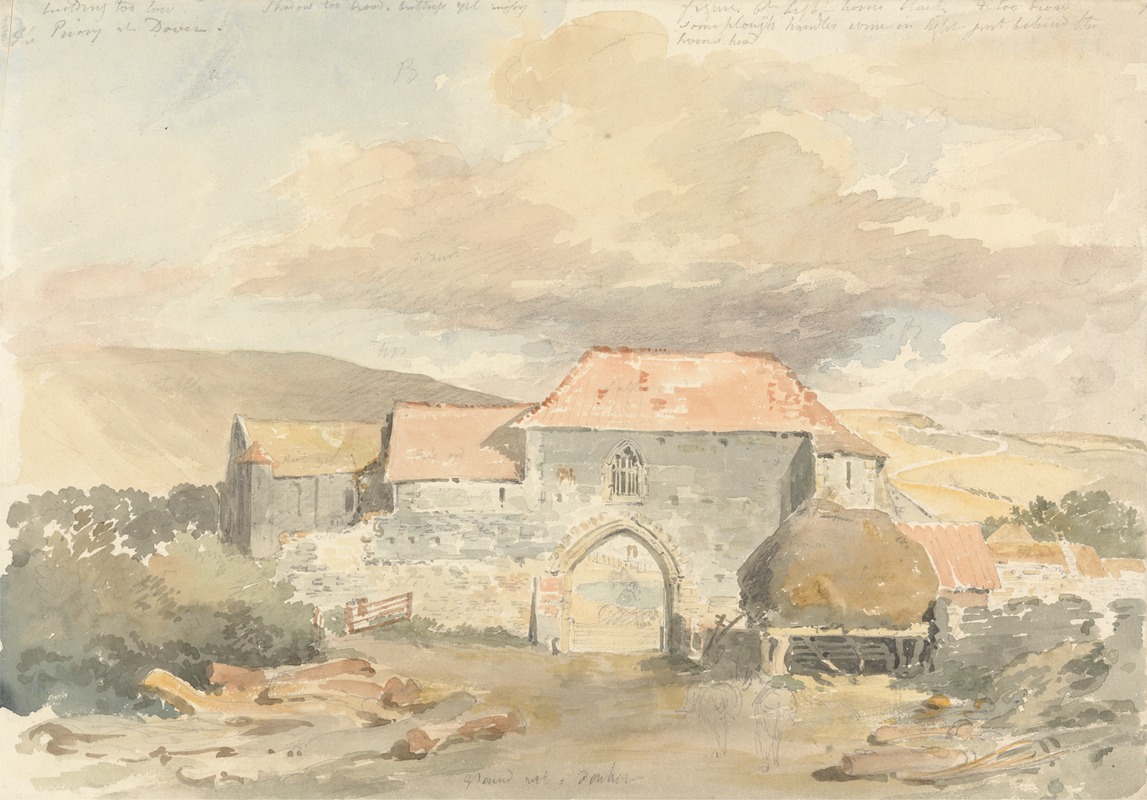 William Sawrey Gilpin - Priory At Dover