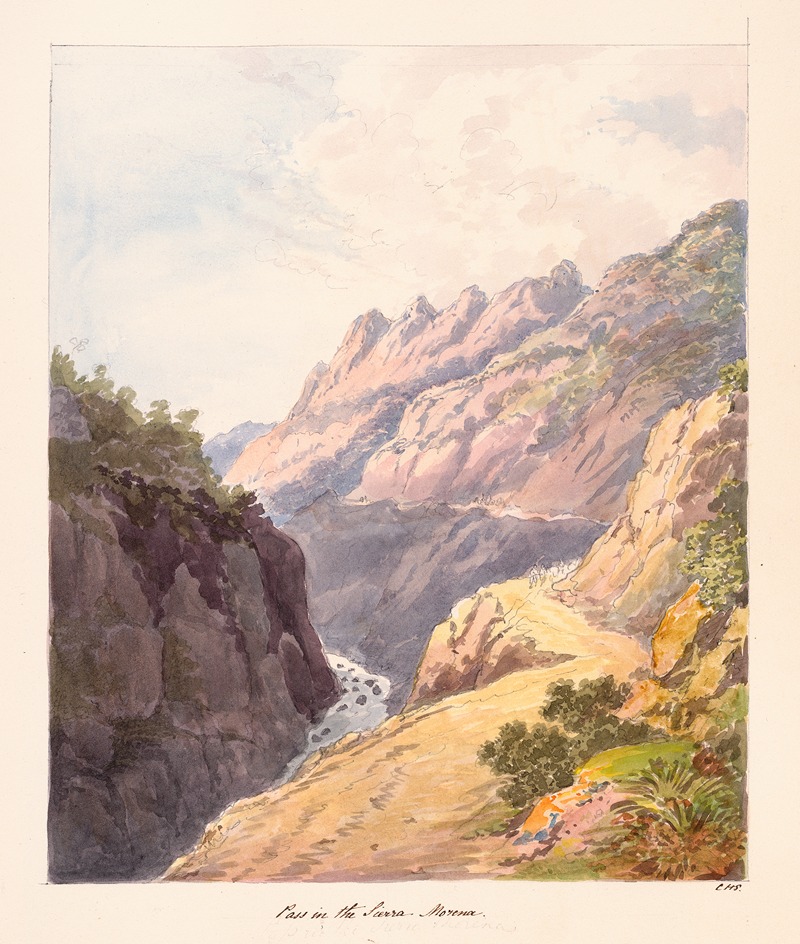 Charles Hamilton Smith - Pass in the Sierra Morena
