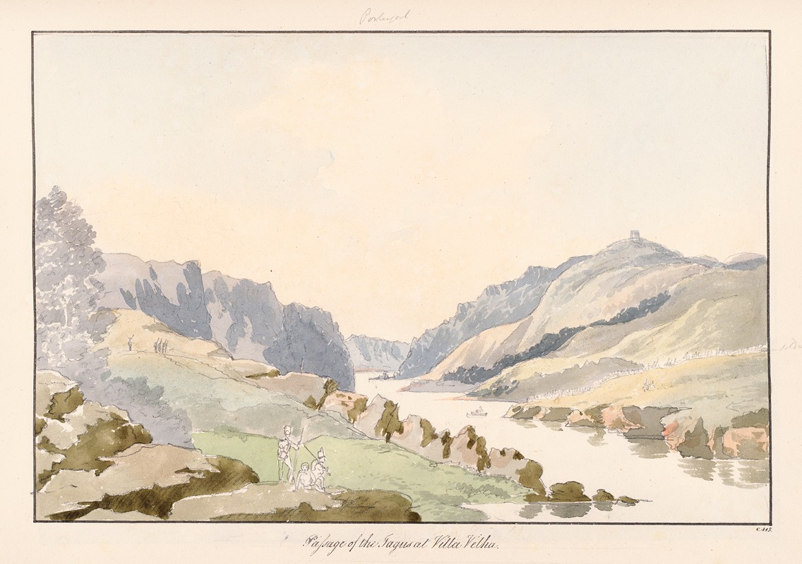 Charles Hamilton Smith - Passage of the Tagus at Villa Velha