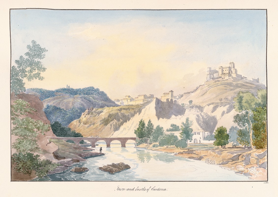 Charles Hamilton Smith - Town and Castle of Cardona