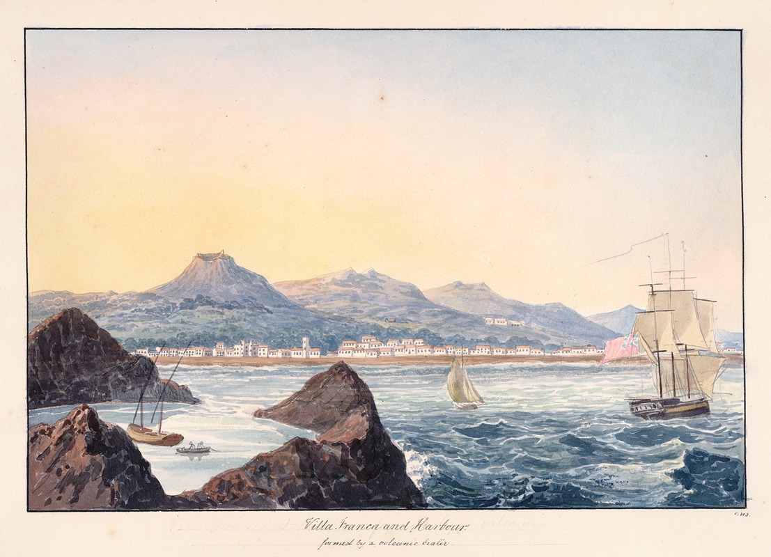 Charles Hamilton Smith - Villa Franca and Harbour