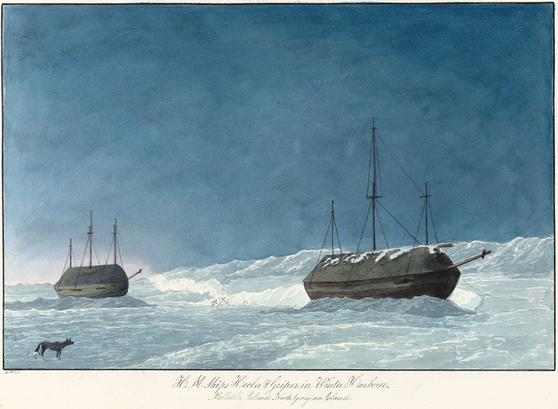 Charles Hamilton Smith - H. M. Ships Hecla and Griper in Winter Harbour