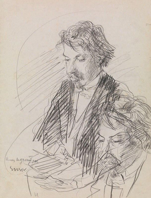 James Ensor - Portrait of the Artist Henry de Groux