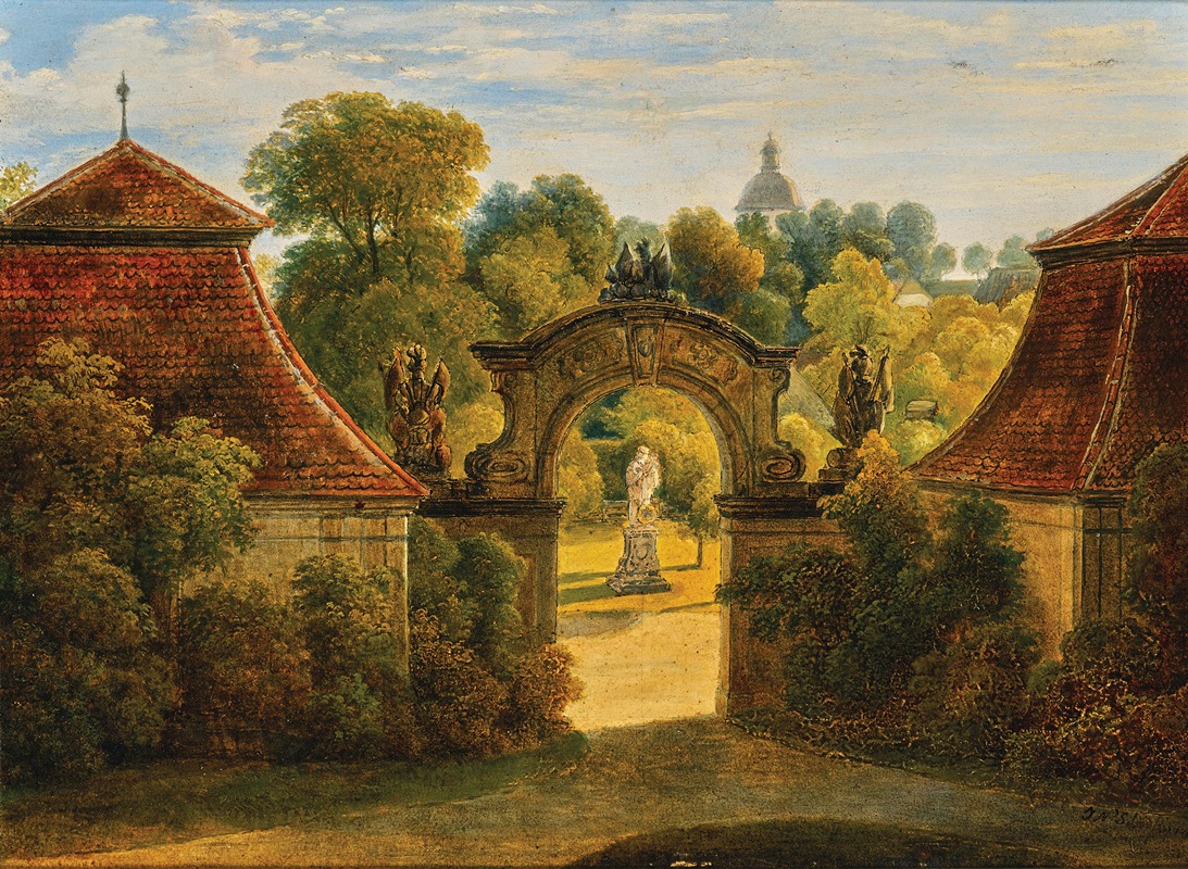 Johann Nepomuk Schödlberger - A View of a Majestic Park