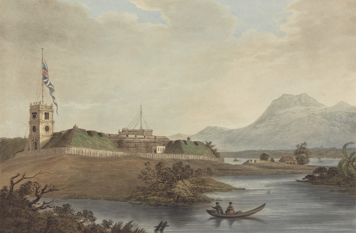 Joseph Constantine Stadler - Fort Marlborough, Benkulen, Sumatra, 1799