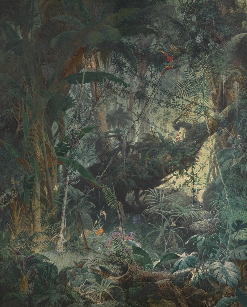 Adolf Schrödter   - Brasilianischer Urwald