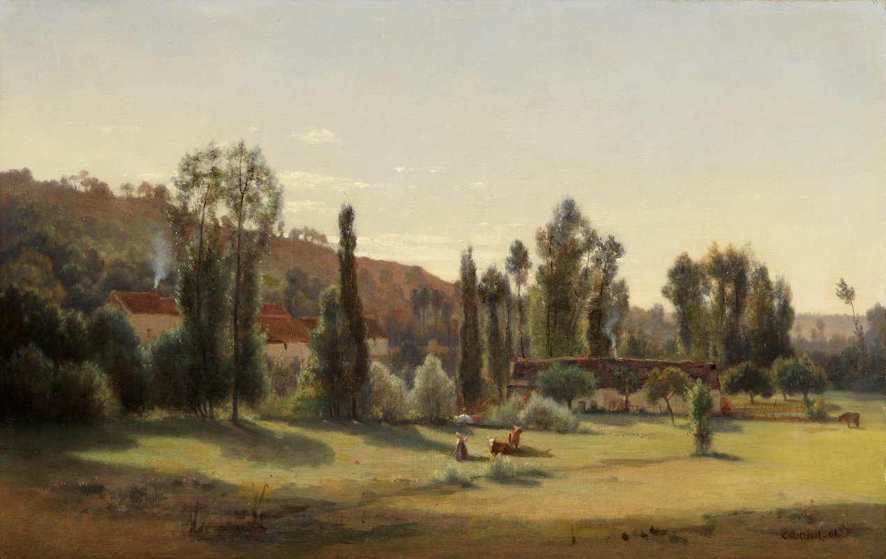 Antoine Chintreuil - Landschaft bei Marcoussis