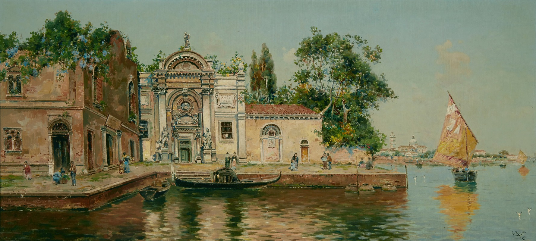 Antonio María de Reyna Manescau - A quiet Venetian canal