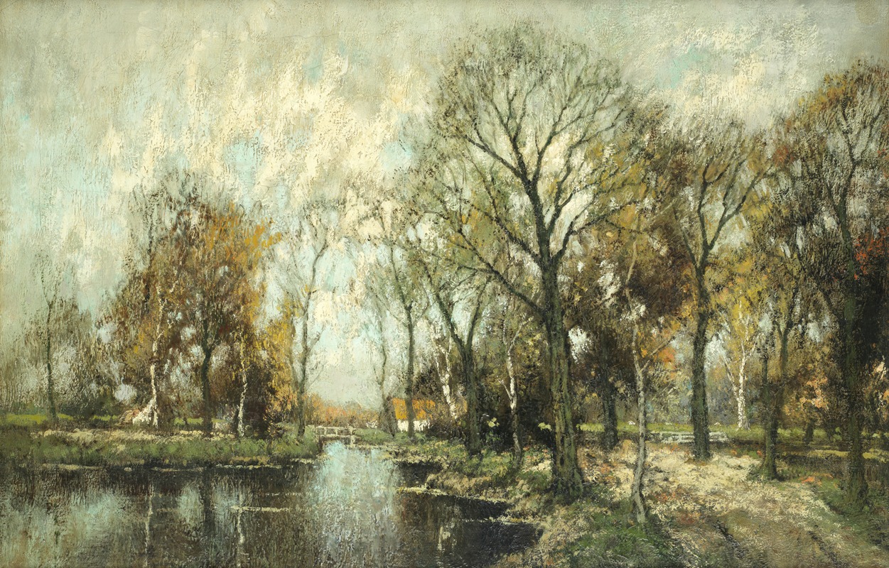 Arnold Marc Gorter - Autumn landscape