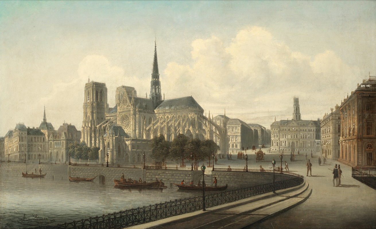 August Von Siegen - Notre Dame, Paris