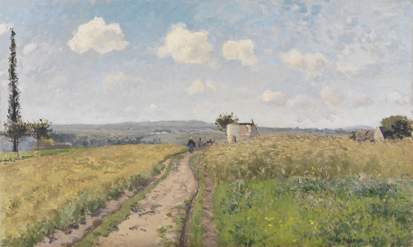 Camille Pissarro - June morning near Pontoise