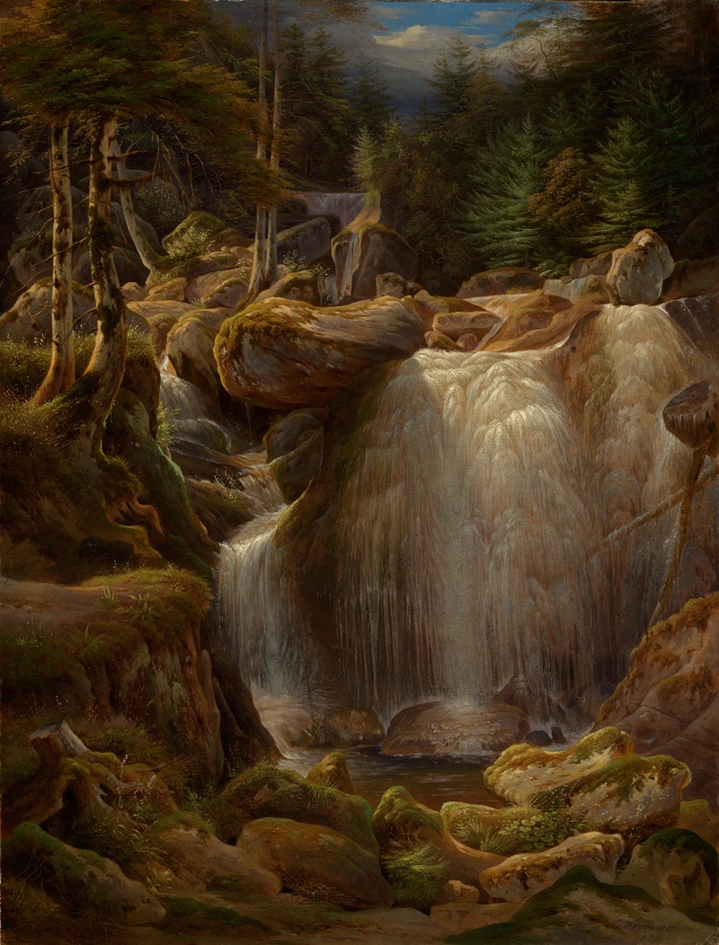 Carl Ludwig Frommel - Der Triberger Wasserfall