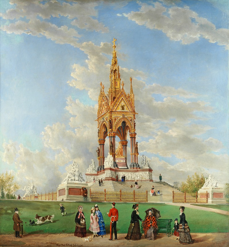 Edwin Frederick Holt - The Albert Memorial, London