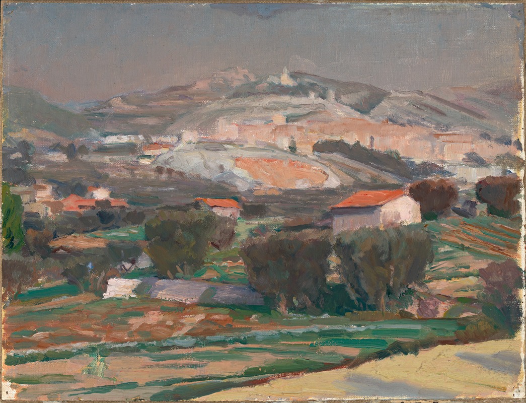 Ernst Benedikt Noether - Landschaft in der Provence
