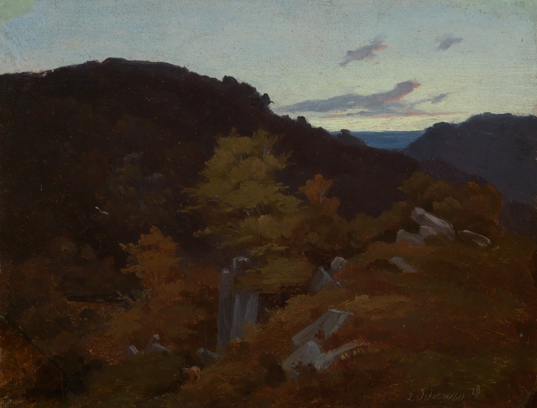 Eugen Bracht - Landschaft bei Bernau