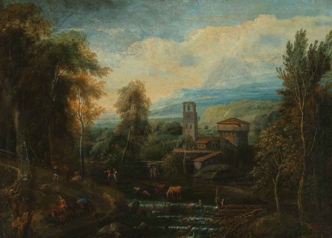 Franz Joachim Beich - Italienische Landschaft