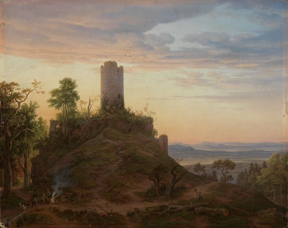 Friedrich Helmsdorf - Burgruine Zähringen bei Freiburg