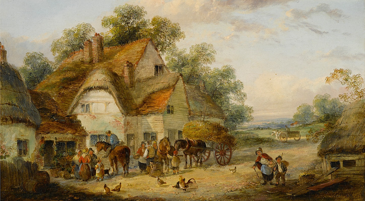 Georgina Lara - A village scene