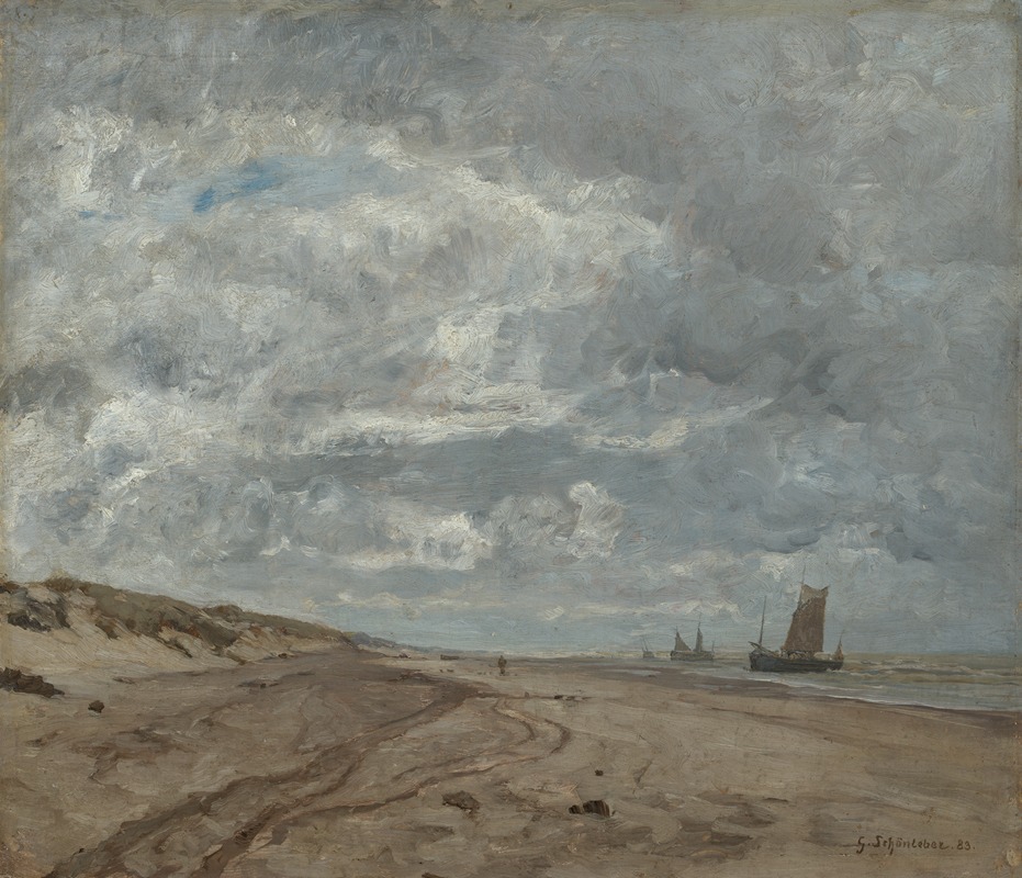 Gustav Schönleber - Strand von Scheveningen