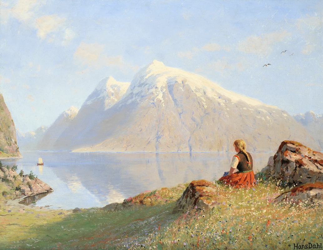 Hans Dahl - Summer in the fjords