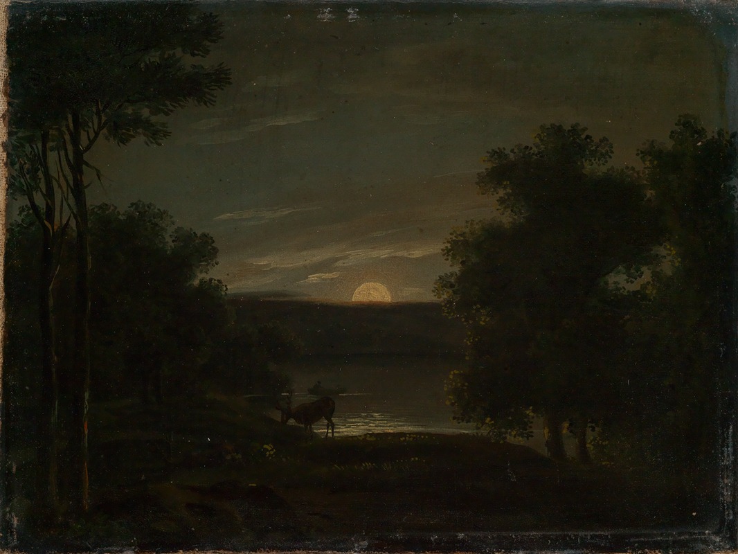 Jakob Wilhelm Huber - Mondscheinlandschaft