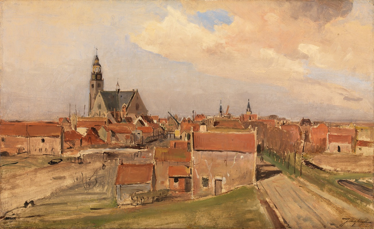 Johan Barthold Jongkind - Ansicht von Maassluis