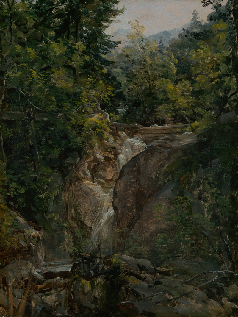 Johann Georg von Dillis - Wasserfall bei Ohlstadt