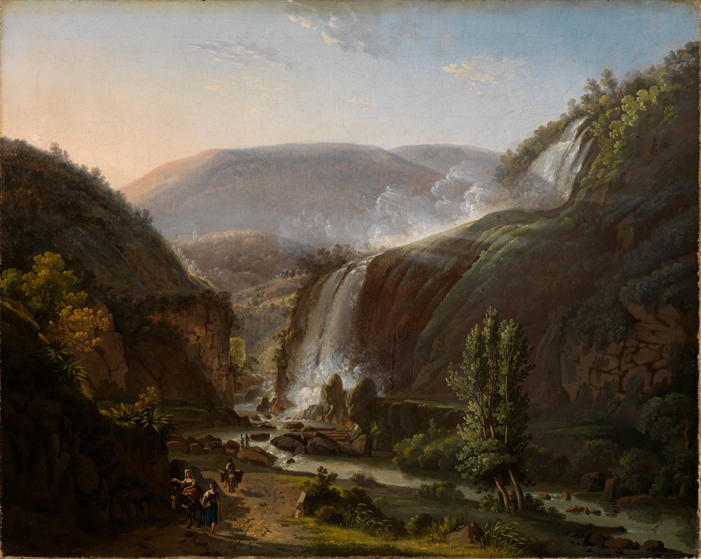 Johann Martin von Rohden - Wasserfälle bei Tivoli