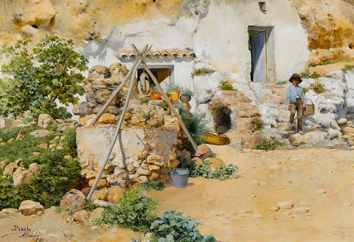 José Pinelo Llull - A young boy at the well