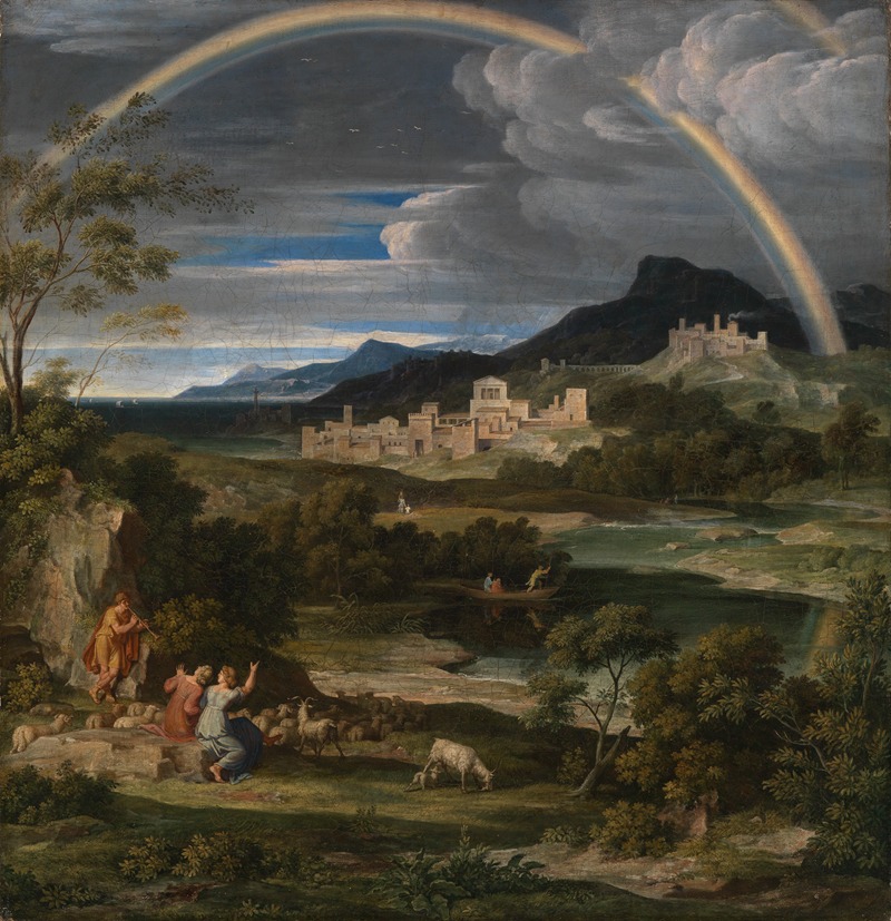 Joseph Anton Koch - Heroische Landschaft mit Regenbogen
