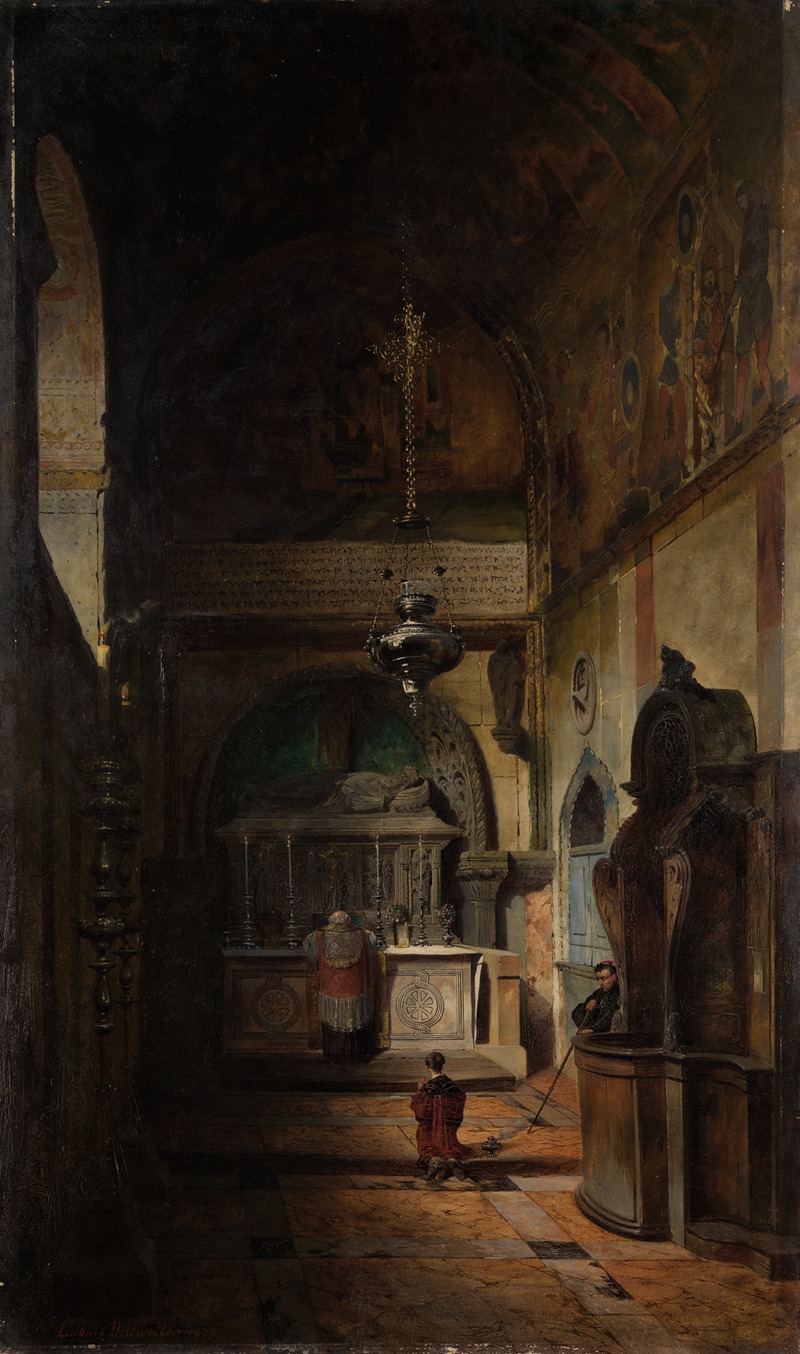 Ludwig Dittweiler - Blick in die Kapelle Sant Isidro in Venedig