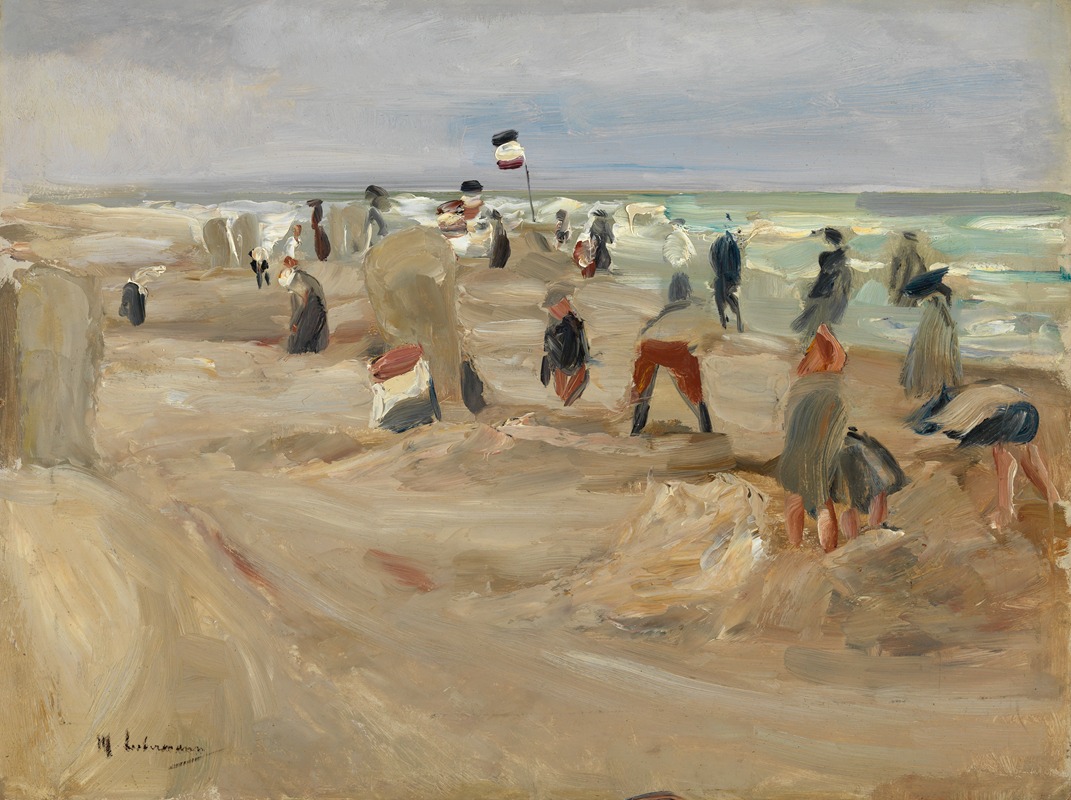 Max Liebermann - Am Strand von Noordwijk