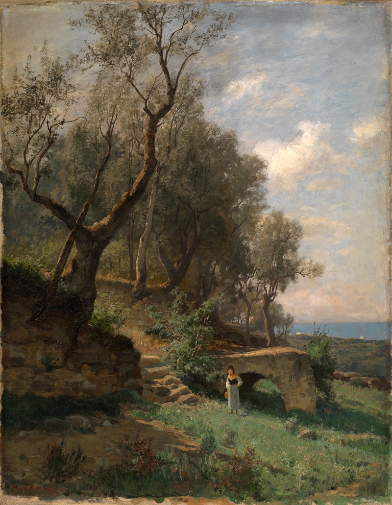Max Wilhelm Roman - Italienische Landschaft