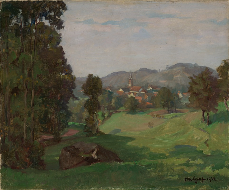 Otto Graf - Landschaft bei Sasbachwalden