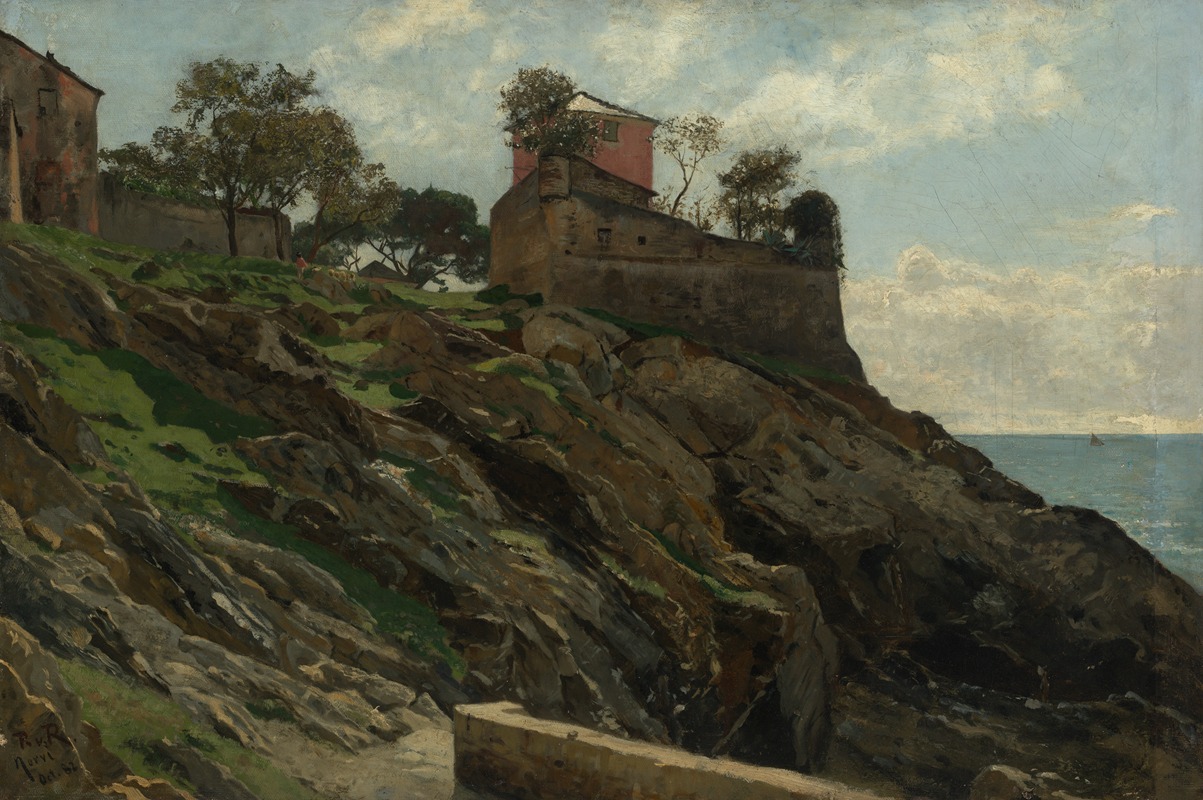 Paul von Ravenstein - Landschaft bei Nervi