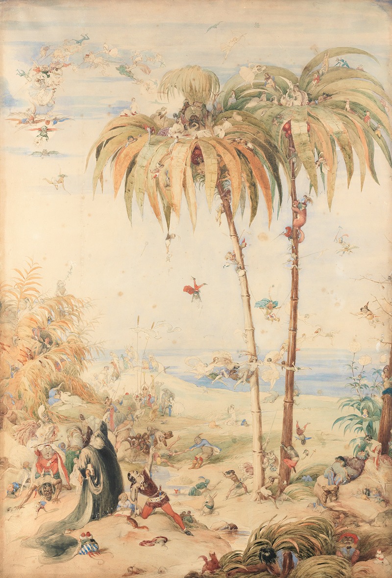Richard Doyle - The enchanted fairy tree, or a fantasy based on The Tempest by William Shakespeare