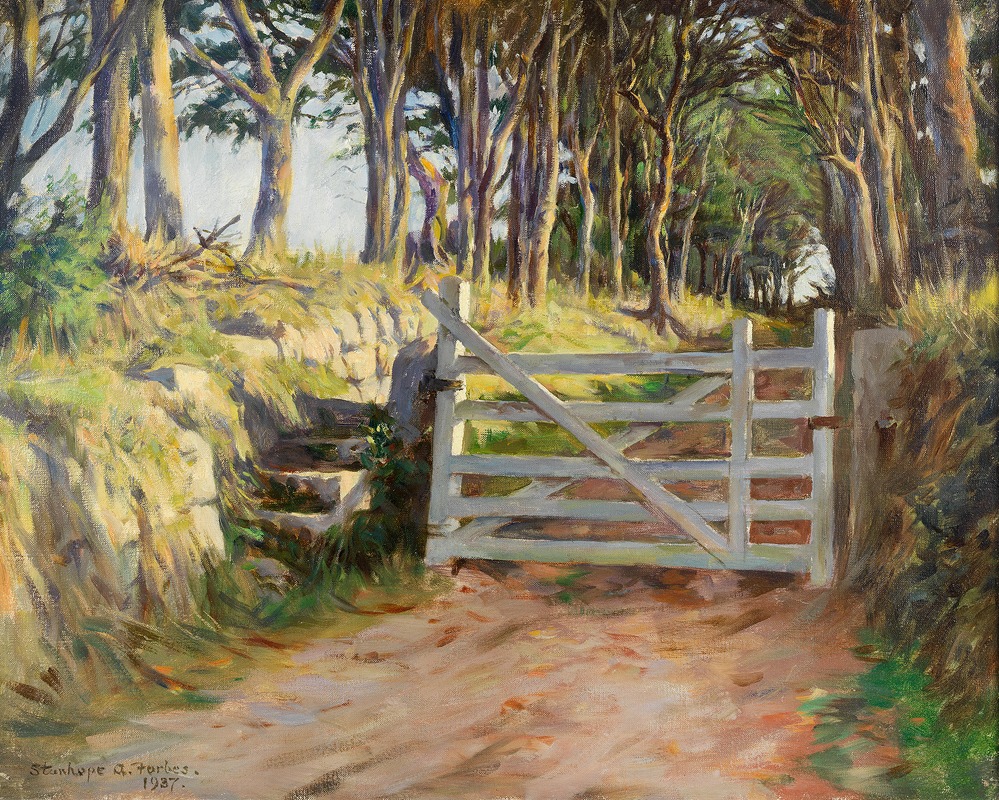 Stanhope Alexander Forbes - The white gate