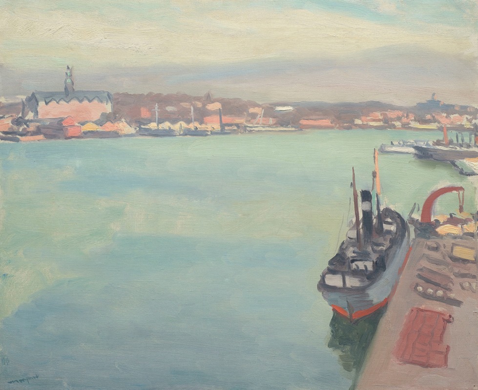 Albert Marquet - Le port de Stockholm, matin de printemps 