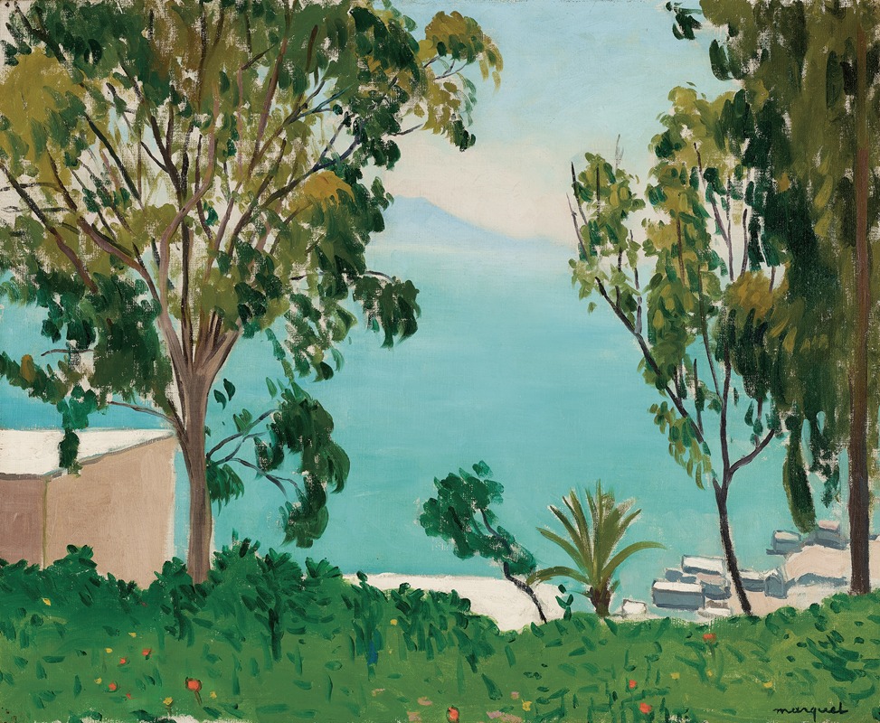 Albert Marquet - La plage vue à travers les eucalyptus