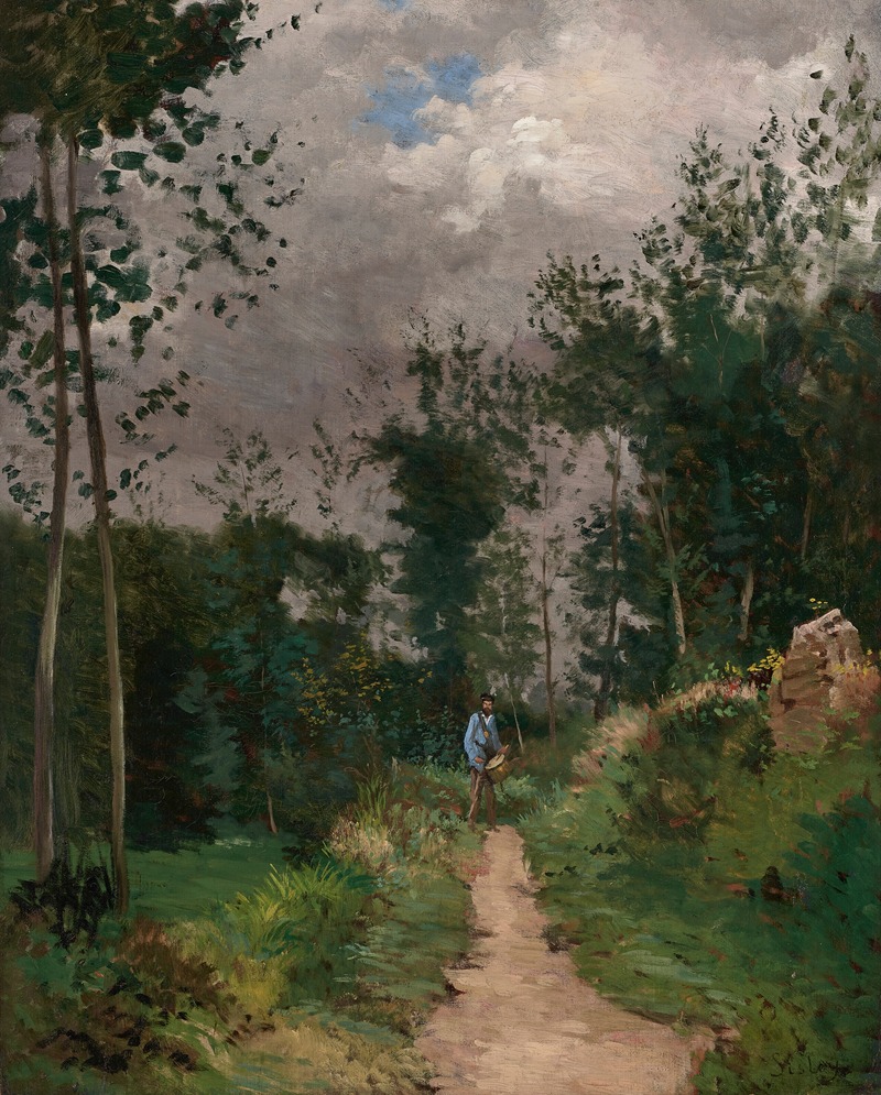 Alfred Sisley - Garde-champêtre dans la forêt de Fontainebleau