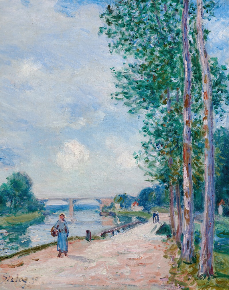 Alfred Sisley - Les bords du Loing près de Moret
