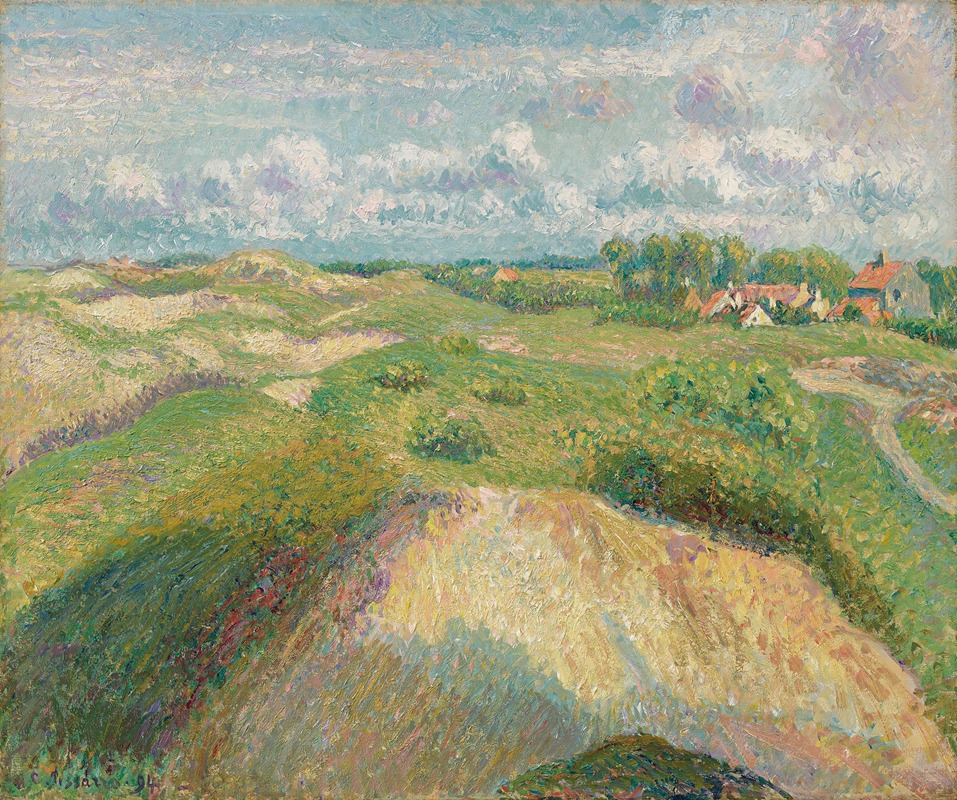 Camille Pissarro - Les dunes à Knokke, effet de soleil