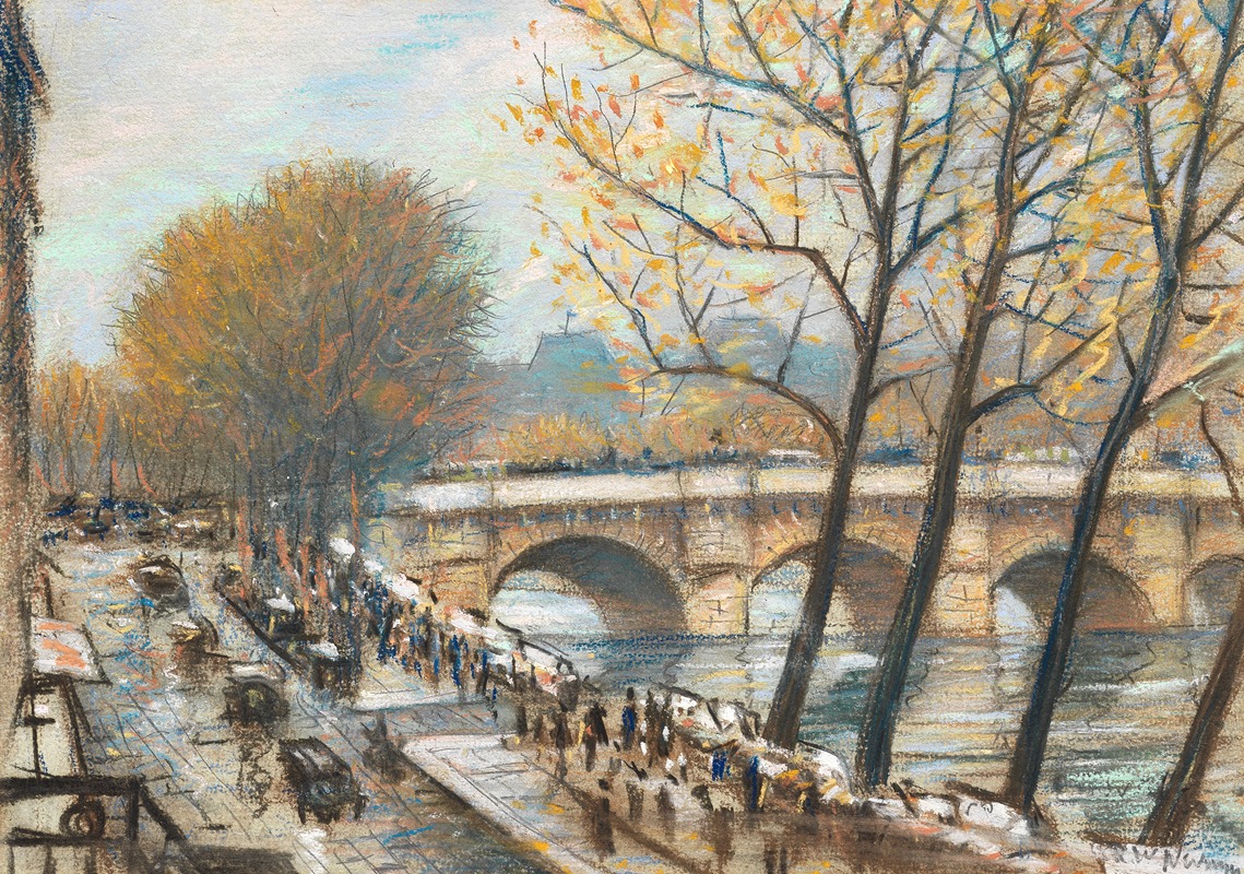 Christopher R. W. Nevinson - Autumn in Paris